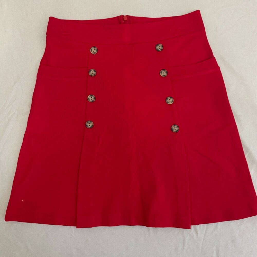 NWOT Modcloth Jessy B miniskirt, red, size M